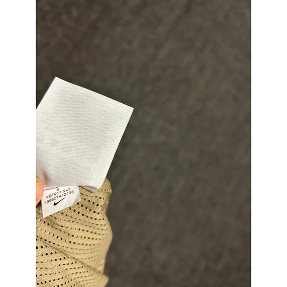 $125 Nike Lab Tech Woven Lined Pants FB7911-247 Men's Size S Tan Black Cargo - Picture 5 of 8